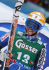 Jessica Lindell-Vikarby of Sweden reacts in finish of second run of women giant slalom race of Audi FIS Alpine skiing World cup 2012-2013 in Soelden, Austria. First women giant slalom race of Audi FIS Alpine skiing World cup was held on Rettenbach glacier above Soelden, Austria, on Saturday, 27th of October 2012.
