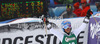 Irene Curtoni of Italy reacts in finish of second run of women giant slalom race of Audi FIS Alpine skiing World cup 2012-2013 in Soelden, Austria. First women giant slalom race of Audi FIS Alpine skiing World cup was held on Rettenbach glacier above Soelden, Austria, on Saturday, 27th of October 2012.
