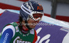 Fourth placed Dominique Gisin of Switzerland reacts in finish of second run of women giant slalom race of Audi FIS Alpine skiing World cup 2012-2013 in Soelden, Austria. First women giant slalom race of Audi FIS Alpine skiing World cup was held on Rettenbach glacier above Soelden, Austria, on Saturday, 27th of October 2012.
