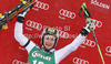Second placed Kathrin Zettel of Austria celebrates her medal won in women giant slalom race of Audi FIS Alpine skiing World cup 2012-2013 in Soelden, Austria. First women giant slalom race of Audi FIS Alpine skiing World cup was held on Rettenbach glacier above Soelden, Austria, on Saturday, 27th of October 2012.
