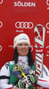 Third placed Stefanie Koehle of Austria celebrates her medal won in women giant slalom race of Audi FIS Alpine skiing World cup 2012-2013 in Soelden, Austria. First women giant slalom race of Audi FIS Alpine skiing World cup was held on Rettenbach glacier above Soelden, Austria, on Saturday, 27th of October 2012.
