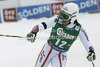 Stefanie Koehle of Austria reacts in finish of second run of women giant slalom race of Audi FIS Alpine skiing World cup 2012-2013 in Soelden, Austria. First women giant slalom race of Audi FIS Alpine skiing World cup was held on Rettenbach glacier above Soelden, Austria, on Saturday, 27th of October 2012.
