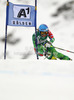Tanja Poutiainen of Finland skiing in first run of women giant slalom race of Audi FIS Alpine skiing World cup 2012-2013 in Soelden, Austria. First women giant slalom race of Audi FIS Alpine skiing World cup was held on Rettenbach glacier above Soelden, Austria, on Saturday, 27th of October 2012.
