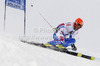 Cyprien Richard of France skiing in first run of men giant slalom race of Audi FIS Alpine skiing World cup 2012-2013 in Soelden, Austria. First men giant slalom race of Audi FIS Alpine skiing World cup was held on Rettenbach glacier above Soelden, Austria, on Sunday, 28th of October 2012.
