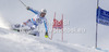 Fritz Dopfer of Germany skiing in first run of men giant slalom race of Audi FIS Alpine skiing World cup 2012-2013 in Soelden, Austria. First men giant slalom race of Audi FIS Alpine skiing World cup was held on Rettenbach glacier above Soelden, Austria, on Sunday, 28th of October 2012.
