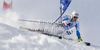 Fritz Dopfer of Germany skiing in first run of men giant slalom race of Audi FIS Alpine skiing World cup 2012-2013 in Soelden, Austria. First men giant slalom race of Audi FIS Alpine skiing World cup was held on Rettenbach glacier above Soelden, Austria, on Sunday, 28th of October 2012.
