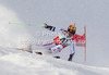 Marcel Hirscher of Austria skiing in first run of men giant slalom race of Audi FIS Alpine skiing World cup 2012-2013 in Soelden, Austria. First men giant slalom race of Audi FIS Alpine skiing World cup was held on Rettenbach glacier above Soelden, Austria, on Sunday, 28th of October 2012.
