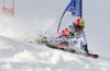 Marcel Hirscher of Austria skiing in first run of men giant slalom race of Audi FIS Alpine skiing World cup 2012-2013 in Soelden, Austria. First men giant slalom race of Audi FIS Alpine skiing World cup was held on Rettenbach glacier above Soelden, Austria, on Sunday, 28th of October 2012.
