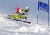 Kjetil Jansrud of Norway skiing in first run of men giant slalom race of Audi FIS Alpine skiing World cup 2012-2013 in Soelden, Austria. First men giant slalom race of Audi FIS Alpine skiing World cup was held on Rettenbach glacier above Soelden, Austria, on Sunday, 28th of October 2012.
