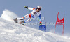 Carlo Janka of Switzerland skiing in first run of men giant slalom race of Audi FIS Alpine skiing World cup 2012-2013 in Soelden, Austria. First men giant slalom race of Audi FIS Alpine skiing World cup was held on Rettenbach glacier above Soelden, Austria, on Sunday, 28th of October 2012.
