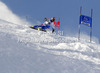 Thomas Fanara of France skiing in first run of men giant slalom race of Audi FIS Alpine skiing World cup 2012-2013 in Soelden, Austria. First men giant slalom race of Audi FIS Alpine skiing World cup was held on Rettenbach glacier above Soelden, Austria, on Sunday, 28th of October 2012.
