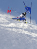 Thomas Fanara of France skiing in first run of men giant slalom race of Audi FIS Alpine skiing World cup 2012-2013 in Soelden, Austria. First men giant slalom race of Audi FIS Alpine skiing World cup was held on Rettenbach glacier above Soelden, Austria, on Sunday, 28th of October 2012.
