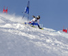 Thomas Fanara of France skiing in first run of men giant slalom race of Audi FIS Alpine skiing World cup 2012-2013 in Soelden, Austria. First men giant slalom race of Audi FIS Alpine skiing World cup was held on Rettenbach glacier above Soelden, Austria, on Sunday, 28th of October 2012.
