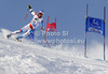 Didier Defago of Switzerland skiing in first run of men giant slalom race of Audi FIS Alpine skiing World cup 2012-2013 in Soelden, Austria. First men giant slalom race of Audi FIS Alpine skiing World cup was held on Rettenbach glacier above Soelden, Austria, on Sunday, 28th of October 2012.
