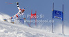 Didier Defago of Switzerland skiing in first run of men giant slalom race of Audi FIS Alpine skiing World cup 2012-2013 in Soelden, Austria. First men giant slalom race of Audi FIS Alpine skiing World cup was held on Rettenbach glacier above Soelden, Austria, on Sunday, 28th of October 2012.
