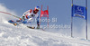 Didier Defago of Switzerland skiing in first run of men giant slalom race of Audi FIS Alpine skiing World cup 2012-2013 in Soelden, Austria. First men giant slalom race of Audi FIS Alpine skiing World cup was held on Rettenbach glacier above Soelden, Austria, on Sunday, 28th of October 2012.
