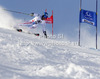 Benjamin Raich of Austria skiing in first run of men giant slalom race of Audi FIS Alpine skiing World cup 2012-2013 in Soelden, Austria. First men giant slalom race of Audi FIS Alpine skiing World cup was held on Rettenbach glacier above Soelden, Austria, on Sunday, 28th of October 2012.
