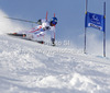 Benjamin Raich of Austria skiing in first run of men giant slalom race of Audi FIS Alpine skiing World cup 2012-2013 in Soelden, Austria. First men giant slalom race of Audi FIS Alpine skiing World cup was held on Rettenbach glacier above Soelden, Austria, on Sunday, 28th of October 2012.
