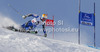 Andre Myhrer of Sweden skiing in first run of men giant slalom race of Audi FIS Alpine skiing World cup 2012-2013 in Soelden, Austria. First men giant slalom race of Audi FIS Alpine skiing World cup was held on Rettenbach glacier above Soelden, Austria, on Sunday, 28th of October 2012.
