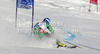 Marcus Sandell of Finland skiing in first run of men giant slalom race of Audi FIS Alpine skiing World cup 2012-2013 in Soelden, Austria. First men giant slalom race of Audi FIS Alpine skiing World cup was held on Rettenbach glacier above Soelden, Austria, on Sunday, 28th of October 2012.
