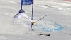 Manfred Moelgg of Italy skiing in first run of men giant slalom race of Audi FIS Alpine skiing World cup 2012-2013 in Soelden, Austria. First men giant slalom race of Audi FIS Alpine skiing World cup was held on Rettenbach glacier above Soelden, Austria, on Sunday, 28th of October 2012.
