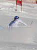 Manfred Moelgg of Italy skiing in first run of men giant slalom race of Audi FIS Alpine skiing World cup 2012-2013 in Soelden, Austria. First men giant slalom race of Audi FIS Alpine skiing World cup was held on Rettenbach glacier above Soelden, Austria, on Sunday, 28th of October 2012.
