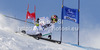 Florian Eisath of Italy skiing in first run of men giant slalom race of Audi FIS Alpine skiing World cup 2012-2013 in Soelden, Austria. First men giant slalom race of Audi FIS Alpine skiing World cup was held on Rettenbach glacier above Soelden, Austria, on Sunday, 28th of October 2012.
