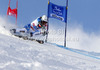 Marc Berthod of Switzerland skiing in first run of men giant slalom race of Audi FIS Alpine skiing World cup 2012-2013 in Soelden, Austria. First men giant slalom race of Audi FIS Alpine skiing World cup was held on Rettenbach glacier above Soelden, Austria, on Sunday, 28th of October 2012.
