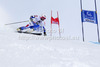 Mathieu Faivre of France skiing in first run of men giant slalom race of Audi FIS Alpine skiing World cup 2012-2013 in Soelden, Austria. First men giant slalom race of Audi FIS Alpine skiing World cup was held on Rettenbach glacier above Soelden, Austria, on Sunday, 28th of October 2012.
