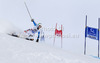 Stefan Luitz of Germany skiing in first run of men giant slalom race of Audi FIS Alpine skiing World cup 2012-2013 in Soelden, Austria. First men giant slalom race of Audi FIS Alpine skiing World cup was held on Rettenbach glacier above Soelden, Austria, on Sunday, 28th of October 2012.
