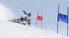 Aleksander Aamodt Kilde of Norway skiing in first run of men giant slalom race of Audi FIS Alpine skiing World cup 2012-2013 in Soelden, Austria. First men giant slalom race of Audi FIS Alpine skiing World cup was held on Rettenbach glacier above Soelden, Austria, on Sunday, 28th of October 2012.
