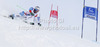 Manuel Pleisch of Switzerland skiing in first run of men giant slalom race of Audi FIS Alpine skiing World cup 2012-2013 in Soelden, Austria. First men giant slalom race of Audi FIS Alpine skiing World cup was held on Rettenbach glacier above Soelden, Austria, on Sunday, 28th of October 2012.

