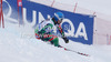 Andreas Romar of Finland skiing in first run of men giant slalom race of Audi FIS Alpine skiing World cup 2012-2013 in Soelden, Austria. First men giant slalom race of Audi FIS Alpine skiing World cup was held on Rettenbach glacier above Soelden, Austria, on Sunday, 28th of October 2012.
