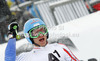 Adam Zampa of Slovakia reacts in finish of second run of men giant slalom race of Audi FIS Alpine skiing World cup 2012-2013 in Soelden, Austria. First men giant slalom race of Audi FIS Alpine skiing World cup was held on Rettenbach glacier above Soelden, Austria, on Sunday, 28th of October 2012.
