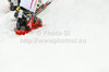 Ski boots of Benjamin Raich of Austria after finishing second run of men giant slalom race of Audi FIS Alpine skiing World cup 2012-2013 in Soelden, Austria. First men giant slalom race of Audi FIS Alpine skiing World cup was held on Rettenbach glacier above Soelden, Austria, on Sunday, 28th of October 2012.
