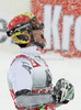 Third placed Marcel Hirscher of Austria reacts in finish of second run of men giant slalom race of Audi FIS Alpine skiing World cup 2012-2013 in Soelden, Austria. First men giant slalom race of Audi FIS Alpine skiing World cup was held on Rettenbach glacier above Soelden, Austria, on Sunday, 28th of October 2012.
