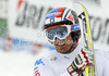 Second placed Manfred Moelgg of Italy reacts in finish of second run of men giant slalom race of Audi FIS Alpine skiing World cup 2012-2013 in Soelden, Austria. First men giant slalom race of Audi FIS Alpine skiing World cup was held on Rettenbach glacier above Soelden, Austria, on Sunday, 28th of October 2012.
