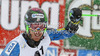 Winner Ted Ligety of USA reacts in finish of second run of men giant slalom race of Audi FIS Alpine skiing World cup 2012-2013 in Soelden, Austria. First men giant slalom race of Audi FIS Alpine skiing World cup was held on Rettenbach glacier above Soelden, Austria, on Sunday, 28th of October 2012.
