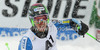 Winner Ted Ligety of USA reacts in finish of second run of men giant slalom race of Audi FIS Alpine skiing World cup 2012-2013 in Soelden, Austria. First men giant slalom race of Audi FIS Alpine skiing World cup was held on Rettenbach glacier above Soelden, Austria, on Sunday, 28th of October 2012.
