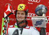 Third placed Marcel Hirscher of Austria celebrates his medal won in men giant slalom race of Audi FIS Alpine skiing World cup 2012-2013 in Soelden, Austria. First men giant slalom race of Audi FIS Alpine skiing World cup was held on Rettenbach glacier above Soelden, Austria, on Sunday, 28th of October 2012.
