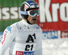 Manfred Moelgg of Italy reacts in finish of first run of men giant slalom race of Audi FIS Alpine skiing World cup 2012-2013 in Soelden, Austria. First men giant slalom race of Audi FIS Alpine skiing World cup was held on Rettenbach glacier above Soelden, Austria, on Sunday, 28th of October 2012.
