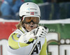 Leif Kristian Haugen of Norway reacts in finish of first run of men giant slalom race of Audi FIS Alpine skiing World cup 2012-2013 in Soelden, Austria. First men giant slalom race of Audi FIS Alpine skiing World cup was held on Rettenbach glacier above Soelden, Austria, on Sunday, 28th of October 2012.
