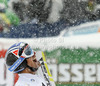 Second placed Manfred Moelgg of Italy reacts in finish of second run of men giant slalom race of Audi FIS Alpine skiing World cup 2012-2013 in Soelden, Austria. First men giant slalom race of Audi FIS Alpine skiing World cup was held on Rettenbach glacier above Soelden, Austria, on Sunday, 28th of October 2012.
