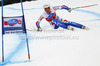 Eight placed Johan Clarey of France skiing in men super-g race of Audi FIS Alpine skiing World cup 2012-2013 in Val Gardena, Italy. Man super-g race of Audi FIS Alpine skiing World cup was held on Saslong course in Val Gardena, Italy, on Friday, 14th of December 2012.
