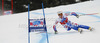 Eight placed Johan Clarey of France skiing in men super-g race of Audi FIS Alpine skiing World cup 2012-2013 in Val Gardena, Italy. Man super-g race of Audi FIS Alpine skiing World cup was held on Saslong course in Val Gardena, Italy, on Friday, 14th of December 2012.
