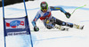 Ted Ligety of USA skiing in men super-g race of Audi FIS Alpine skiing World cup 2012-2013 in Val Gardena, Italy. Man super-g race of Audi FIS Alpine skiing World cup was held on Saslong course in Val Gardena, Italy, on Friday, 14th of December 2012.
