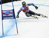 Ted Ligety of USA skiing in men super-g race of Audi FIS Alpine skiing World cup 2012-2013 in Val Gardena, Italy. Man super-g race of Audi FIS Alpine skiing World cup was held on Saslong course in Val Gardena, Italy, on Friday, 14th of December 2012.
