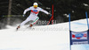Second placed Matteo Marsaglia of Italy skiing in men super-g race of Audi FIS Alpine skiing World cup 2012-2013 in Val Gardena, Italy. Man super-g race of Audi FIS Alpine skiing World cup was held on Saslong course in Val Gardena, Italy, on Friday, 14th of December 2012.
