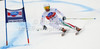 Second placed Matteo Marsaglia of Italy skiing in men super-g race of Audi FIS Alpine skiing World cup 2012-2013 in Val Gardena, Italy. Man super-g race of Audi FIS Alpine skiing World cup was held on Saslong course in Val Gardena, Italy, on Friday, 14th of December 2012.
