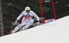 Sixth placed Matthias Mayer of Austria skiing in men super-g race of Audi FIS Alpine skiing World cup 2012-2013 in Val Gardena, Italy. Man super-g race of Audi FIS Alpine skiing World cup was held on Saslong course in Val Gardena, Italy, on Friday, 14th of December 2012.

